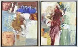 Pendant Robbert Fortgens, Breaking Point + Bergdorp, Acryl op linnen