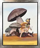 Russische School '91, Surrealistisch, Olieverf op linnen