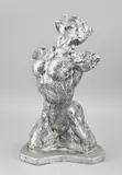 Vrouwen torso by Vrouwen torso door Pavel Cernecki, Verzilverd gips, offered Jul 2025