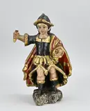 Spaans barok figuur, H 34 cm.