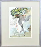 La divine comedia by Houtsnede in kleur van Salvador Dali, Houtsnede in kleur van Salvador Dali, offered Jan 2025