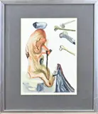 Houtsnede Salvador Dali, La divine comedia, Houtsnede Salvador Dali