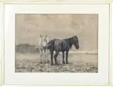 Evert Rabbers, Rustende paarden