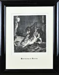 Charles Verlat, Betrand et Ratow, Ets op papier