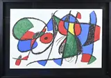 Kubistisch (stijl van Miro) by in de stijl van Miro Ongesigneerde lithografie, Ongesigneerde lithografie, in de stijl van Miro, offered Oct 2024