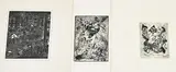 3x Cor de Wolff, Figuren, 2x Ets met figuren, 1947