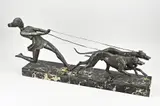 G. Maxim, Sculptuur, Antiek, groot sculptuur op marmeren basement