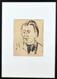 Jan Wiegers, Portret, Lithografie op papier