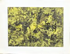 Herbert Götzinger, Abstract, Gouache op papier