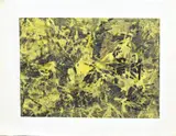 Herbert Götzinger, Abstract, Gouache op papier