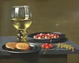 C. Cornelisz, Roemer met fruit, Olieverf op paneel