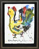 Spetterkip by Anton Heyboer, Plakaatverf op papier, offered Jul 2024