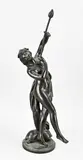 dame met vaandelstok Groot figuur van brons, Dame, Groot figuur van brons, dame met vaandelstok
