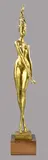 goudkleurig beeld Daphne Bronzen, Daphne