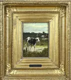 William F. Hulk, Hollands landschap, Olieverf op linnen