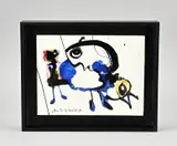 Figuratieve compositie by Jan te Wierik, Acyrl op papier, offered Apr 2024