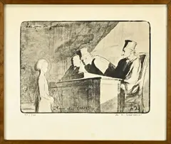 Honoré Daumier, Les Gens de Justice, Lithografie op papier