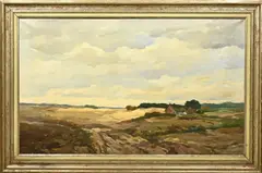 Hendrick Weegewijs, Hollands landschap, Olieverf op linnen
