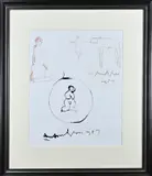 Anton Heyboer, Figuren, Tekening op papier