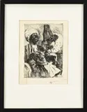 Lucien Jonas, Pierrot, moor en tandpatiënt, Ets