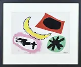 Lithografie gesigneerd Miro, Abstract, Lithografie gesigneerd Miro