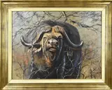 Kobus Moller, Buffel, Olieverf op linnen