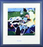 Kees van Bohemen, Autocoureur, Lithografie op papier