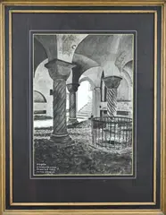 Johan Grabijn, Gewelven Deventer, Gemengde techniek op papier