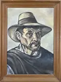 Jan van Bergeijk, Portret, 1945, Olieverf op linnen