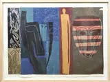 Marianne de Moor, Reflections on a journey, Lithografie op papier