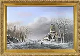 Thomas Heesakkers, Hollands wintergezicht met ijspret