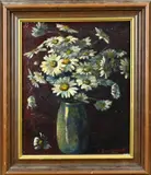 C. Rambonnet, Vaas met bloemen, 1916, Olieverf op linnen