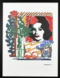 Tom Wesselmann, Liz Taylor, Lithografie op papier