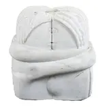 Marmeren sculptuur, Twee zoenende figuren, Groot wit marmeren figuur