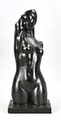 Groot bronzen figuur, Vrouwelijk naakt