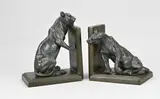 Set boekensteurn, (2 panters)