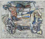 H. Schoonbrood, Landschap, Olieverf op linnen