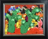 Guillaume Lo-A-Njoe, Moderne compositie, Acryl op paneel