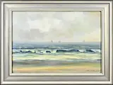 Kees Broerse, Zeegezicht, Olieverf op linnen