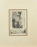 Marius Bauer, Oosterse religieuse voorstelling, Ets op papier