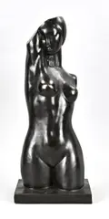 Groot bronzen figuur, Vrouwelijk naakt