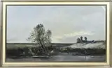 Antoon Markus, Landschap bij Oosterbeek, Olieverf op linnen