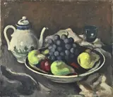 Betsy van Gelder, Stilleven met fruit, Olieverf op linnen