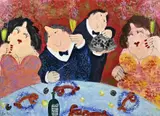 Karina Koster, Happy Times, Acryl op linnen