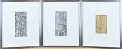 Abstract by Drie werken van Eef de Weerd, Inkt op papier, offered Jul 2023