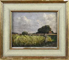 Ernst Haymann, Duitse School, Olieverf op paneel