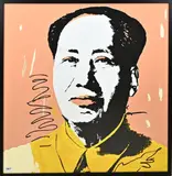 Mao Tse Tung, nadruk van Andy Warhol, Lithografie nadruk van Andy Warhol