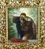 Arabische man by Giuseppe Fattori? Verso G, Olieverf op linnen, offered Apr 2023