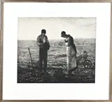 Jean-François Millet, L. Angelus, Ets op papier