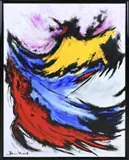 Ben Menk, Abstract, 1990, Acryl op linnen